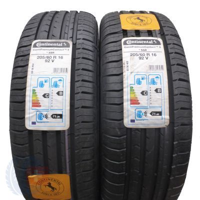 4. 205 60 16 4x CONTINENTAL 205/60 R16 92V ContiPremiumContact 5 RSC BMW Sommerreifen 2020 VOLL Wie Neu