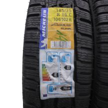 2. 4 x MICHELIN 185/75 R16C 104/102R Agilis Alpin Winterreifen 2014 VOLL Ungebraucht