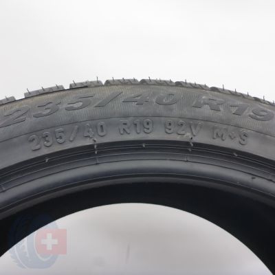 6. 235 40 19 2x PIRELLI 235/40 R19 92V Sottozero Winter 240 serieII Winterreifen 2023 VOLL WIE NEU 