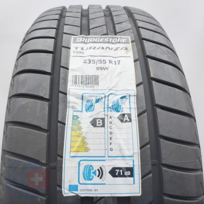  235 55 17 1x BRIDGESTONE 235/55 R17 99W Turanza T005 Sommerreifen  2018  VOLL WIE NEU