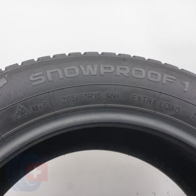 6. 205 60 16 4x NOKIAN 205/60 R16 96H XL Snowproof 1 Winterreifen 2023/25 8,2-8mm