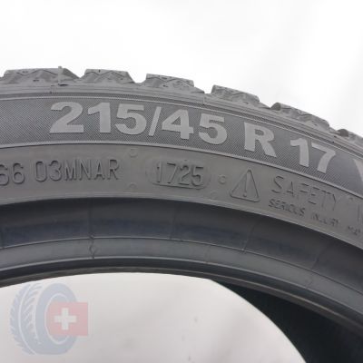 2. 215 45 17 2x SEMPERIT 215/45 R17 91V XL Speed-Grip 5 Winterreifen  2025 8,2mm
