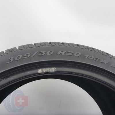 6. 305 30 20 1x PIRELLI 305/30 R20 103W XL Sottozero Winter 270 SerieII M0  Winterreifen 2022 7,2mm