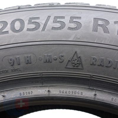 2. 205 55 16 2x BARUM 205/55 R16 91H Polaris 3 Winterreifen 8,2mm 2020