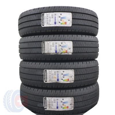 205 75 16C 4x CONTINENTAL 205/75 R16C 116/114R VanContact Eco Sommerreifen 2021 WIE NEU VOLL