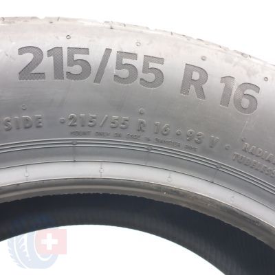 6.  215 55 16 2x CONTINENTAL 215/55 R16 93V EcoContact 6 Sommerreifen 2020 Ungebraucht  