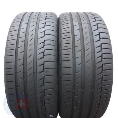 225 45 17 2x CONTINENTAL 225/45 R17 91Y PremiumContact 6 Sommerreifen 6,3-6,5mm 2016/21