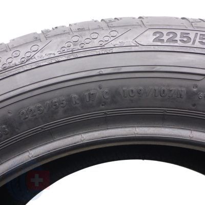 5. 4 x CONTINENTAL 225/55 R17C 109/107H ContiVanContact 200 Sommerreifen 2019 8,2mm