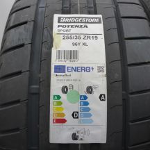 2. 255 35 19 2x BRIDGESTONE 255/35 R19 96Y XL Potenza Sport Sommerreifen 2023 WIE NEU VOLL