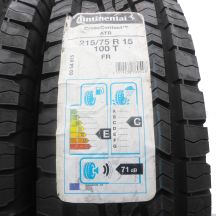 2. 215 75 15 2x CONTINENTAL 215/75 R15 100T CrossContact ART M+S Sommerreifen 2018 VOLL Ungebraucht   