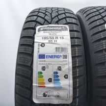 2. 195 55 15 2x CONTINENTAL 195/55 R15 85H WinterContact TS 870 Winterreifen 2022/23 Ungebraucht   