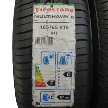 2. 4 x FIRESTONE 165/65 R15 81T Multihawk 2 Sommerreifen 2014, 2015 VOLL 