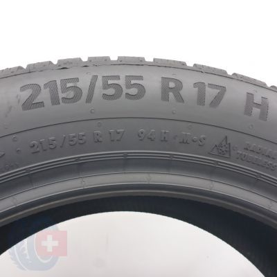 5. 215 55 17 1x CONTINENTAL 215/55 R17 94H XL WinterContact TS870P Winterreifen 2025 8,5mm WIE NEU