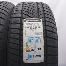 2. 255 50 19 2x CONTINENTAL 255/50 R19 107V ContiWinterContact TS 830 P BMW RFT Winterreifen 2015 Ungebraucht  
