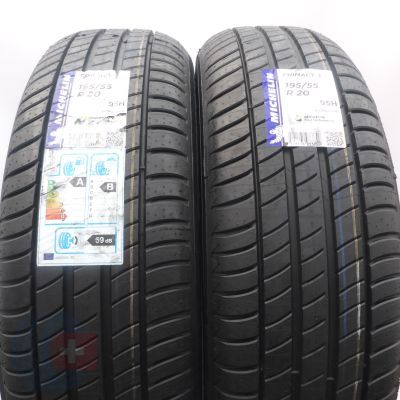 195 55 20 2x MICHELIN 195/55 R20 95H Primacy 3 Sommerreifen 2018 VOLL WIE NEU