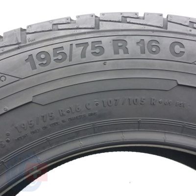 7. 195 75 16C 4x CONTINENTAL 195/75 R16C 107/105R ContiVanContact 100  Sommerreifen 2022 VOLL WIE NEU 