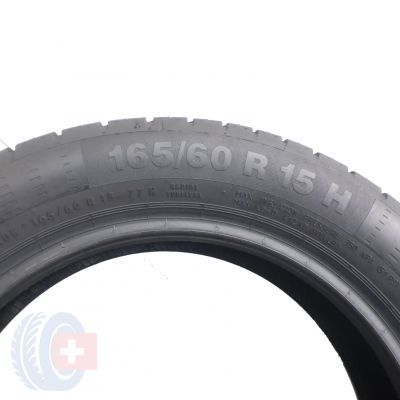 7. 4 x CONTINENTAL 165/60 R15 77H ContiEcoContact 5 Sommerreifen DOT16  6.4-7mm 