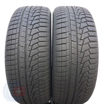 225 55 18 2x HANKOOK 225/55 R18 102V XL Winter I cept evo 2 SUV W320A Winterreifen 7-7,4mm 2018 Wie Neu