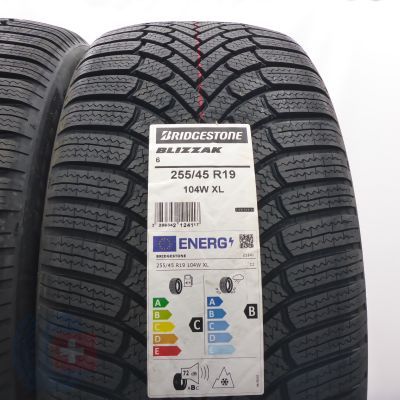 2. 255 45 19 2x BRIDGESTONE 255/45 R19 104W XL Blizzak 6 Winterreifen 2025 VOLL WIE NEU 