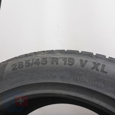 6. 285 45 19 2x CONTINENTAL 285/45 R19 111V XL WinterContact TS850P Winterreifen 2022 VOLL