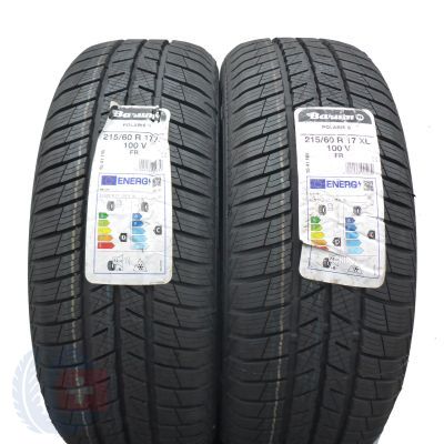 215 60 17 2x BARUM 215/60R17 100V XL Polaris 5 Winterreifen 2022 VOLL WIE NEU 