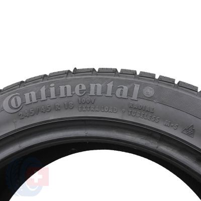 4. 245 45 18 CONTINENTAL 245/45 R18 100V XL ContiWinterContact TS810S BMW Winterreifen 2016 6,5mm