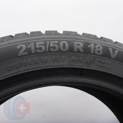 5. 215 50 18 2x SEMPERIT 215/50 R18 92V Speed-Grip 5 Winterreifen 2023 8-8,5mm WIE NEU 