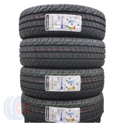 195 60 16C 4x CONTINENTAL 195/60 R16C 99/97H ContiVanContact 100 Sommerreifen 2022 VOLL WIE NEU