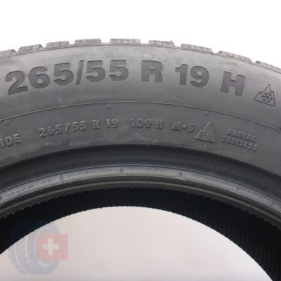 6. 265 55 19 2x CONTINENTAL 265/55 R19 109H WinterContact TS850P SUV Winterreifen 2022 WIE NEU VOLL