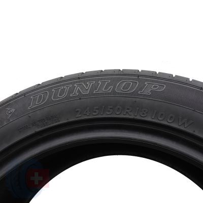 4. 2 x DUNLOP 245/50 R18 100W SP Sport Maxx TT Sommerreifen 2013 5,5-6mm