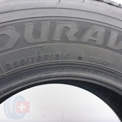 6.  225 75 16C 2x BRIDGESTONE 225/75 R16C  121/120R Duravis R660 Sommerreifen 2018 9,8-9,7mm