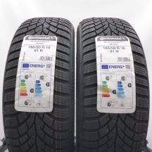  185 50 16 2x CONTINENTAL 185/50 R16 81H WinterContact TS 870 Winterreifen 2022 Ungebraucht   