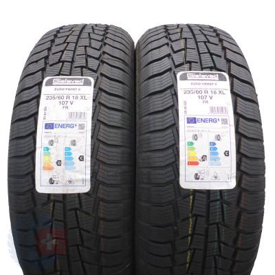 5. 235 60 18 4x GISLAVED 235/60 R18 107V XL Euro Frost 6 Winterreifen 2022 VOLL Wie Neu