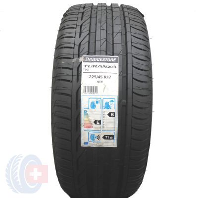 1 x BRIDGESTONE 225/45 R17 91Y Turanza T001 Sommerreifen 2014 WIE NEU VOLL