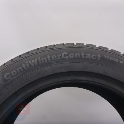 6. 255 50 19 2x CONTINENTAL 255/50 R19 107V ContiWinterContact TS 830 P BMW RFT Winterreifen 2015 Ungebraucht  