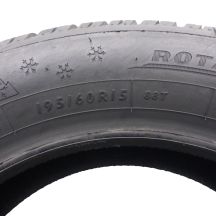 5.  4 x DUNLOP 195/60 R15 88T Winter Response-2 Winterreifen 2015 VOLL