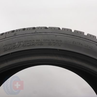 7. 245 40 18 2x DUNLOP 245/40 R18 97V XL Winter Sport 5 Winterreifen 2017 9mm