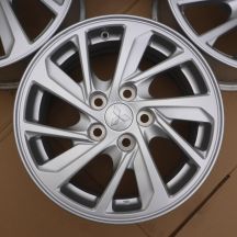 5. 4 x Alufelgen 16 MITSUBISHI 5x114,3 6,5J Et38 Original Eclipse Cross 