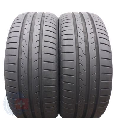 4. 195 50 15 4x DUNLOP 195/50 R15 82H Sport Bluresponse Sommerreifen 2017 6,8-7,2mm Wie Neu