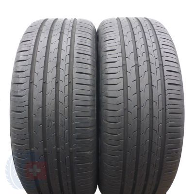 205 55 16 2x CONTINENTAL 205/55 R16 91V EcoContact6 Sommerreifen 6mm 2019/20