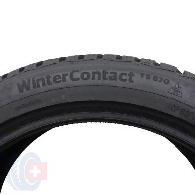 4. 215 45 17 1x CONTINENTAL 215/45 R17 91V XL WinterContact TS870 Winterreifen 8,3mm 2022 Wie Neu