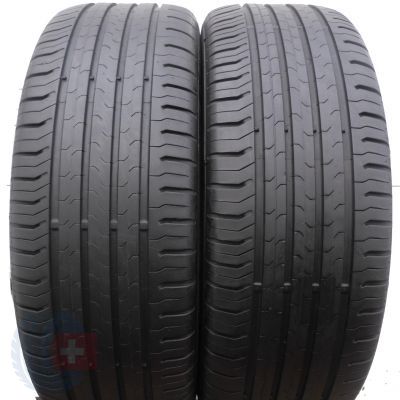 2 x CONTINENTAL 215/55 R17 94V ContiEcoContact 5 Sommerreifen DOT16