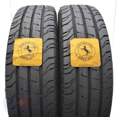 195 75 16C 2x CONTINENTAL 195/75 R16C 107/105R ContiVanContact 200 Sommerreifen 2018 VOLL WIE NEU 