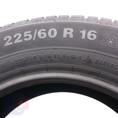 6. 225 60 16 2x CONTINENTAL 225/60 R16 98H ContiWinterContact TS830P AO Winterreifen 2021 VOLL Wie neu