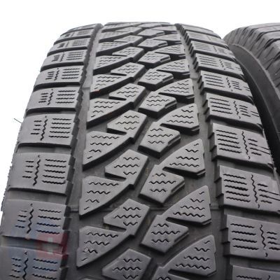 3. 225 75 16C 2x BRIDGESTONE 225/75 R16C 121/120R Blizzak W810 Winterreifen 2018 8,2-7,5mm