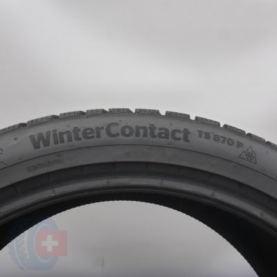 6. 255 40 21 1x CONTINENTAL 255/40 R21 102V XL WinterContact TS 870 P Winterreifen 2025 8,8mm  WIE NEU 