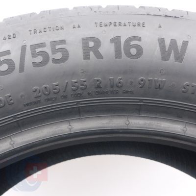 5. 205 55 16 4x CONTINENTAL 205/55 R16 91W EcoContact 6 BMW RunFLat Sommerreifen 2020 WIE NEU
