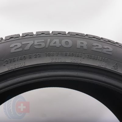 6. 275 40 22 2x CONTINENTAL 275/40 R22 108V XL CrossContact Winter Winterreifen 2024 8,5mm WIE NEU 