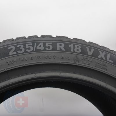 6. 235 45 18 4x SEMPERIT 235/45 R18 98V XL Speed-Grip 5 Winterreifen 2024 8,5-8,2mm