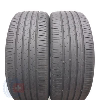 4. 225 45 18 4x CONTINENTAL 225/45 R18 91W EcoContact 6 MO Sommerreifen 6mm 2020/22